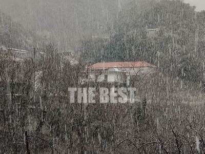 Καιρός: Χιονίζει στα ορεινά της Αχαΐας! Δείτε ΦΩΤΟ