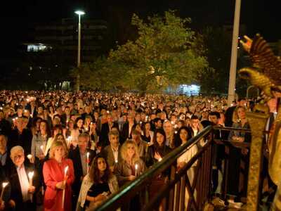 Με λαμπρότητα ο εορτασμός του Πάσχα στην Πάτρα 