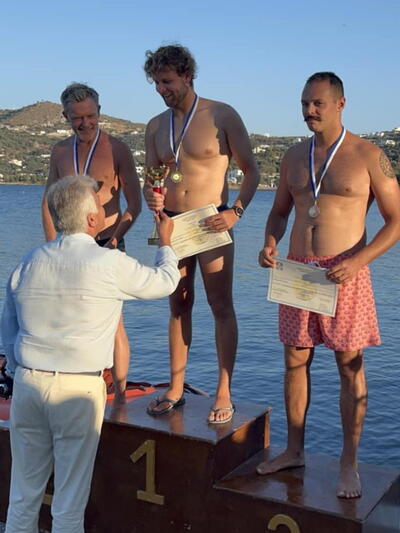 Την απονομή ο δήμαρχος Λέρου