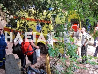 Νέδα: Επιχείρηση διάσωσης πατέρα και γιο...