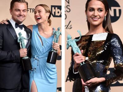 SAG AWARDS: ΝΤΙ ΚΑΠΡΙΟ, ΛΑΡΣΟΝ ΠΑΛΙ ΝΙΚΗ...