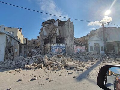 Σεισμός-Σάμος: Κατολισθήσεις και καταστρ...