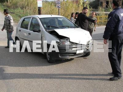 Πύργος: Τροχαίο στη Λαμπετίου με δύο ελα...