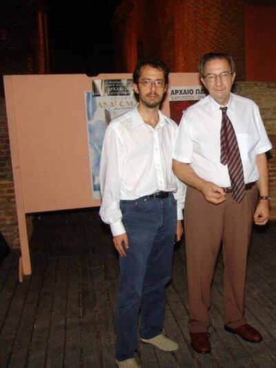 Με τον Σπύρο Ευαγγελάτο