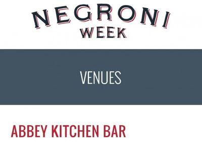 Το Abbey συμμετέχει στο Negroni Week