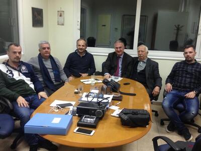 Συνάντηση Μαυραγάνη  με το σωματείο φορτ...