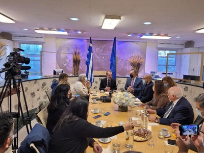 ΔΕΙΤΕ ΦΩΤΟ από την επίσκεψη του Αχαιού Υφυπουργού Εξωτερικών Ανδρέα Κατσανιώτη, στη Νέα Υόρκη