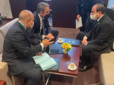 Θερμό τετ α τετ Μητσοτάκη-Αλ Σίσι: Στο ε...