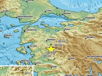 Τουρκία: Δύο σεισμοί 4,8 και 4,5 Ρίχτερ 