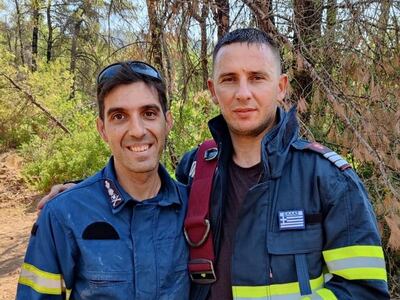Φωτιές: Έλληνας και Ρουμάνος πυροσβέστες...