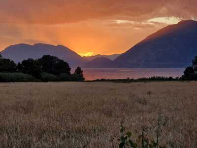 To μαγικό ηλιοβασίλεμα της Πάτρας... 