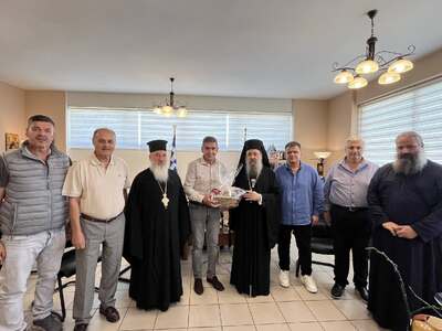 Επίσκεψη του Μητροπολίτη Πατρών στην Κάτ...