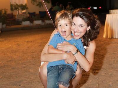 Η Κατερίνα Ανδριοπούλου με τον Χάρη Ρωμάνο