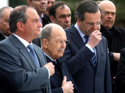 Τα είπαν από κοντά Καραμανλής-Σαμαράς 