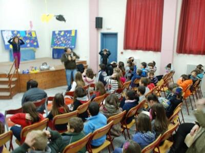 Επίσκεψη του συγγραφέα Βαγγέλη Ηλιόπουλο...