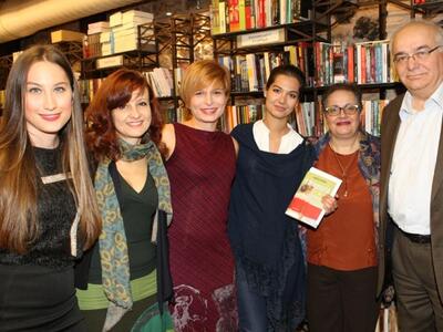 Στην παρουσίαση του βιβλίου της Μιχαέλας...