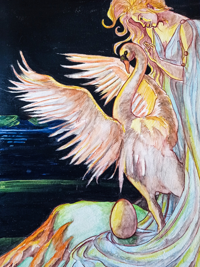 Ζωγραφιά της Αρχοντούλας Αλεξανδροπούλου.