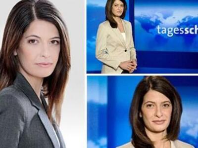 Μια Κρητικοπούλα που λέει τα νέα στους Γερμανούς