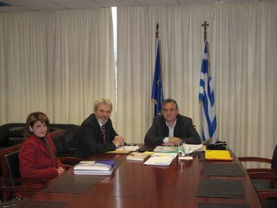 Συνάντηση Γ.Γ. ΔΕΠΙΝ με Δήμαρχο Ναυπακτίας
