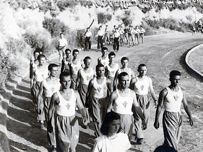 Οι αθλητές του ΝΟΠ και του Ορειβατικού Σ...