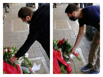 Πάτρα: Κατάθεση στεφάνου στο πρώην Παράρ...