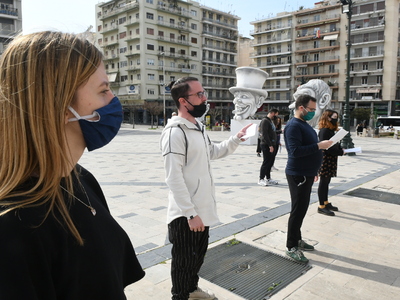 ΠΑΤΡΑ: "Αντιμάθημα" από τους σπουδαστές της δραματικής σχολής- ΦΩΤΟ