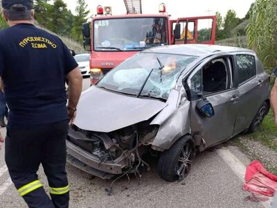 Κρέστενα: Ένας σοβαρά τραυματίας μετά από εκτροπή