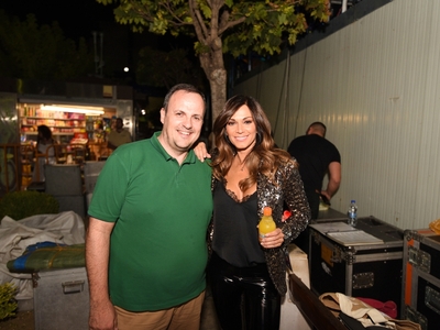 Ο Πλάτων Μαρλαφέκας με την Έλλη Κοκκίνου...