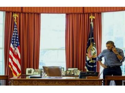 ΦΩΤΟ- Σε ένταση ο Ομπάμα συνομιλεί με τον Πούτιν