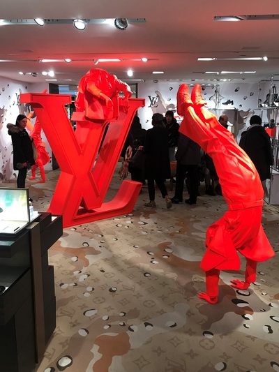Louis Vuitton pop- up store στo Rinascente
