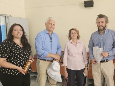 Ο Αντιπεριφερειάρχης Φ. Ζαΐμης στις εκπα...