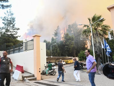 Ο εφιάλτης της φωτιάς πάνω στην Πάτρα