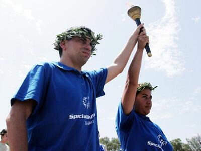 Η λαμπαδηδρομία των Special Olympics στο Μεσολόγγι