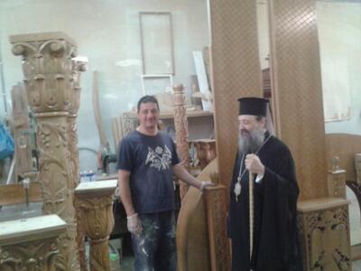 Έτοιμο το τέμπλο του νέου Ι.Ν. Αγίου Χαρ...