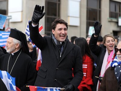 «Zito Hellas!» φώναξε ο πρωθυπουργός του Καναδά