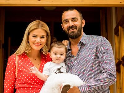 Την κόρη τους βάπτισαν ο Παναγιώτης Δρακ...