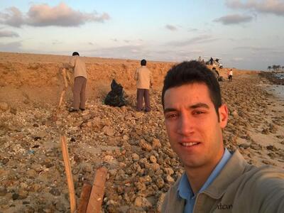 O Γιάννης Μπαρμπούνης στον τόπο καταγωγή...