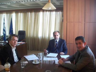 Συνάντηση Απ. Κατσιφάρα με το Δήμαρχο Ερ...