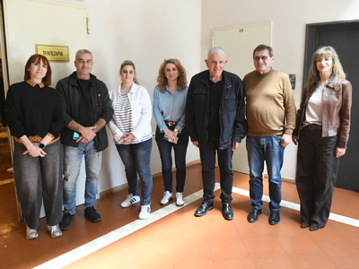 Ο Δήμαρχος Πατρέων και η Αντιδήμαρχος Υγ...