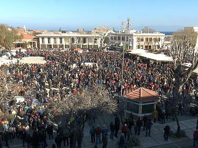 Χίος: Συγκέντρωση κατά της δημιουργίας τ...