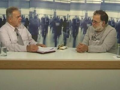 Ο Θάνος Μικρούτσικος στην τηλεόραση του Αχελώου