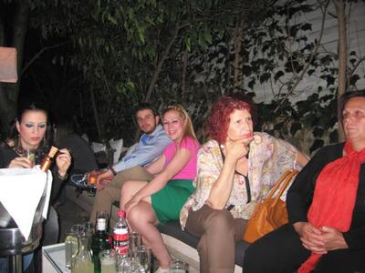 Από αριστερά Ηρώ Σκουριά, Γιώργο Τογιόπο...