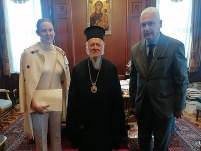 Συνάντηση Φωκίωνα Ζαΐμη με τον Οικουμενι...