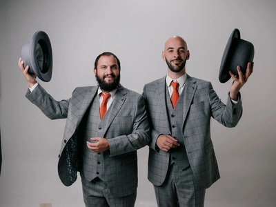 Ο Γιάννης Λατουσάκης και ο Παναγιώτης Γο...