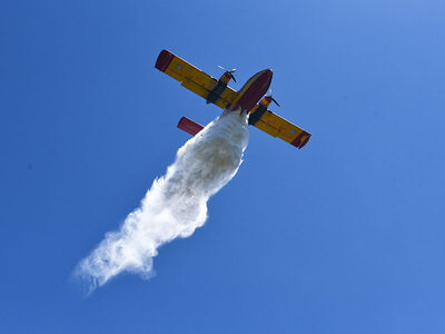 Υπό μερικό έλεγχο η φωτιά στους Χράνους Μεσσηνίας