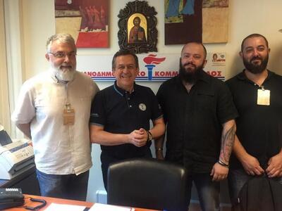 Ο Νίκος Νικολόπουλος συναντήθηκε με το π...