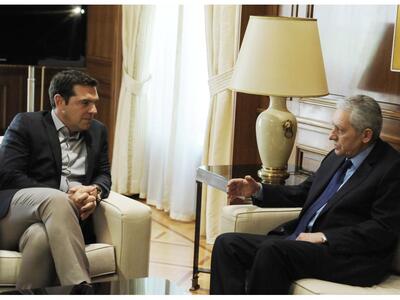 Συνάντηση Τσίπρα - Κουβέλη με φόντο τον ...