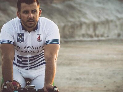 Ο Χρήστος Τσερεντζούλιας στην Ποδηλατική...