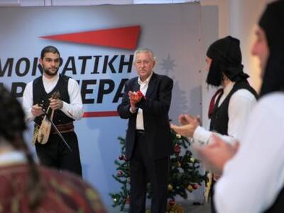 Οι ευχές Κουβέλη για τη νέα χρονιά - Δεί...