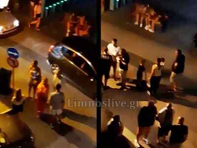 Λήμνος: Άγρια συμπλοκή ανάμεσα σε ομάδες...